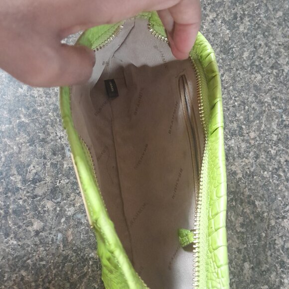 BRAHMIN Green leather Wristlet - Picture 8 of 9